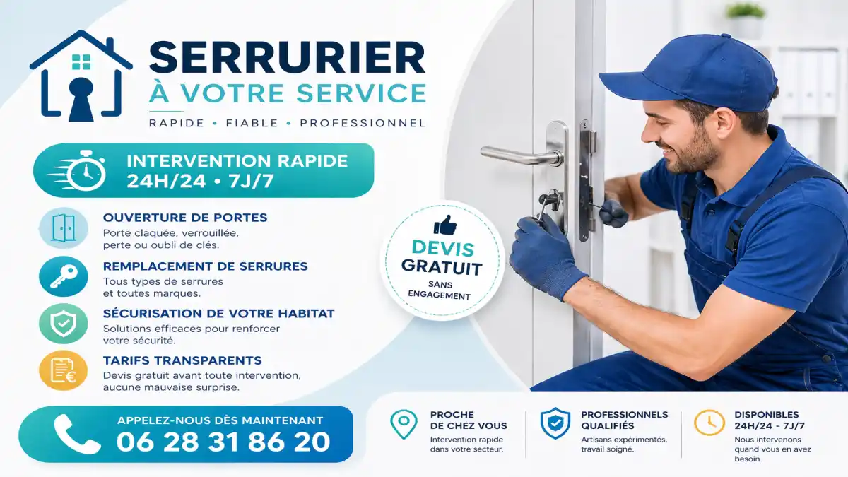 Changer poignée porte blindée à Rognes